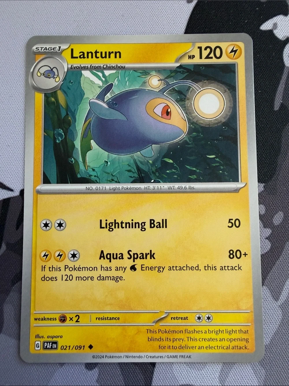 Chinchou & Lanturn Collection Lot | 4 Pokémon Cards | ✨5/$25✨